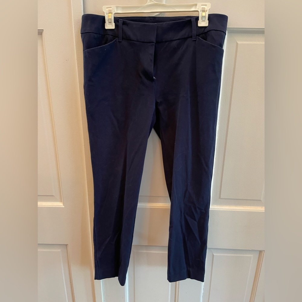 Navy blue ankle pants size 10